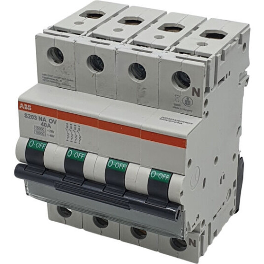 ABB Overbelastningsvern S203-OV40NA 4p ABB - 1623983 ABB Overbelastningsvern S203-OV40NA 4p ABB - 1623983