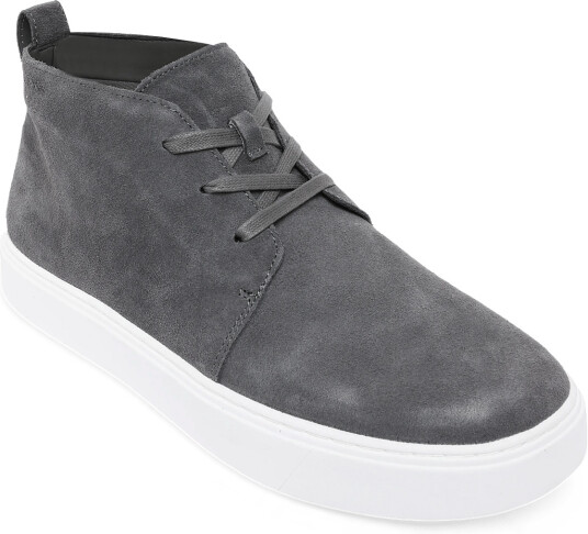 Calvin Klein Hybrid Clean Mid Lace Up Su Grey 40 x 40 Calvin Klein Hybrid Clean Mid Lace Up Su Grey 40 x 40