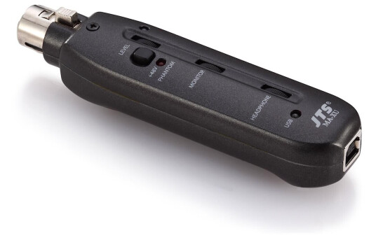 Jts Ma-Xu Xlr Til Usb Adapter M/phantompower