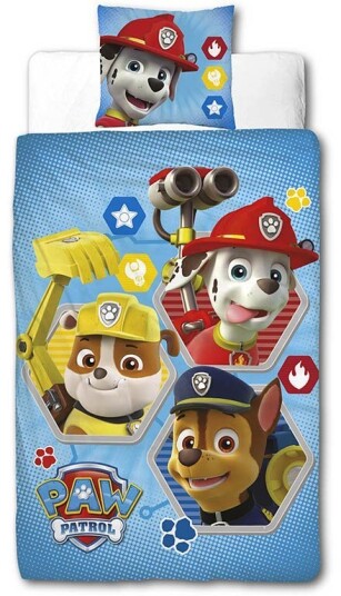 Licens Paw Patrol Sengetøy 140x200 cm 2 i 1 sengetøy 100% bomull Licens Paw Patrol Sengetøy 140x200 cm 2 i 1 sengetøy 100% bomull