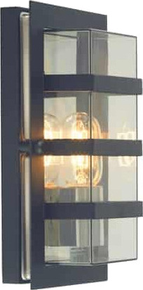 Norlys Boden 862 Veggarmatur E27, 46 W, IP54, klar Svart Norlys Boden 862 Veggarmatur E27, 46 W, IP54, klar Svart