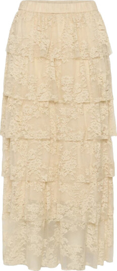 Part Two Dame Skjørt Beige S, Part Two Dame Skjørt Beige S,