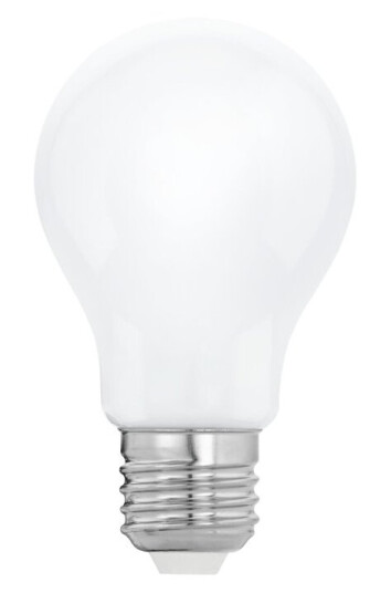 Eglo Led-Filamentlyspære Form: A60 E27 12 W Ekvivalent 100 Klasse E Varmt Hvitt Lys 2700 K Melkehvit