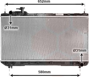 VAN WEZEL 53002297 Radiator motorkjøling