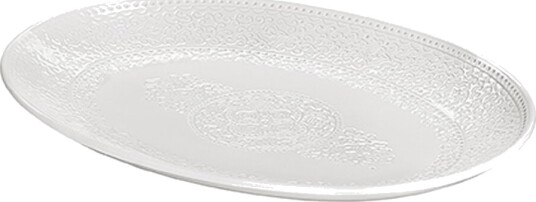 Cult Design Orient serveringsfat 35x26,5 cm hvit