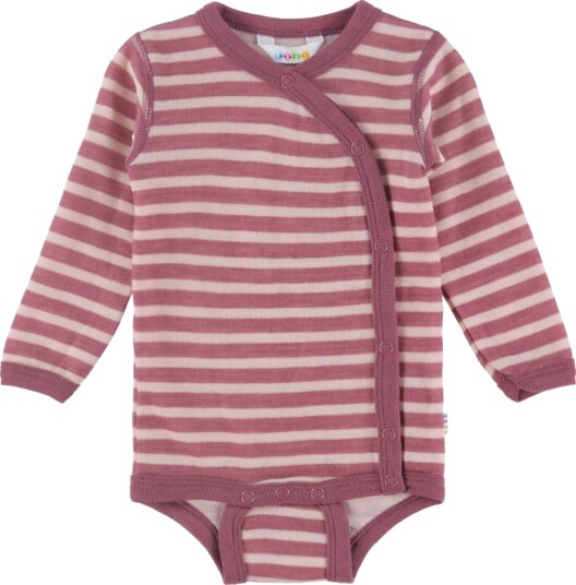 Joha Omslagsbody I/e   Ull   Bordeaux   Joha   40   Langermet Body Beige Rosa