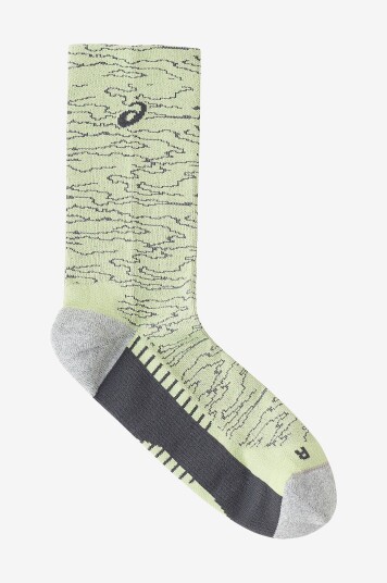 Asics Løpestrømper Performance Run Sock Crew Grønn Asics Løpestrømper Performance Run Sock Crew Grønn
