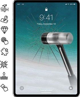 iPad Pro 12.9 2018/2020 Beskyttelsesglass - 9H, 0.3mm - Klar