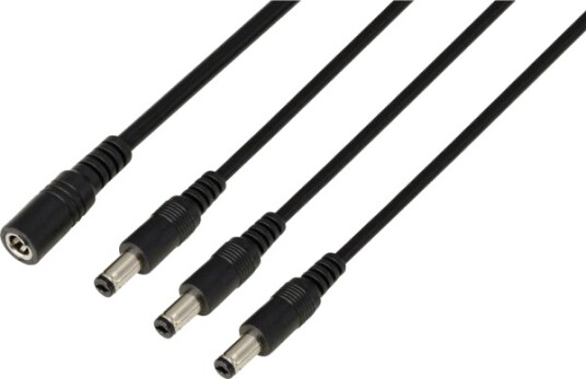 Tru Components Dc-Stikkontakt Fatning 5,5 Mm / 2,1 Mm 41,2 Cm (1 Stk)