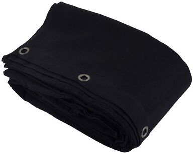 Stairville Curtain 160g/m² 1.0x3.0m Bk