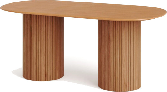 Kopparbo spisebord ovalt 180x90 cm finér Eik