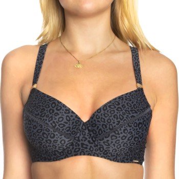 Panos Emporio Panthera Calypso Bikini Bra Svart/Grå polyamid G 38 Dame