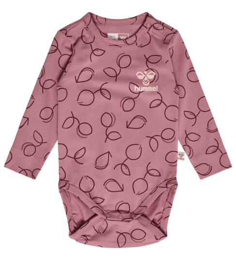 Hummel Body L/æ hmlElvira Rosa 62 Langermet Body