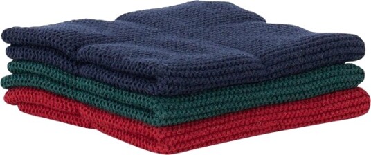 Christiania 1739 Klut Rød/Grønn/Blå 25X25cm 3pk