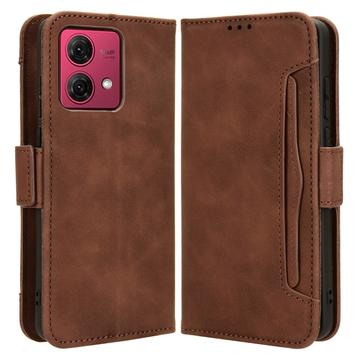 Motorola Moto G84 Lommebok-deksel med Kortholder Brun