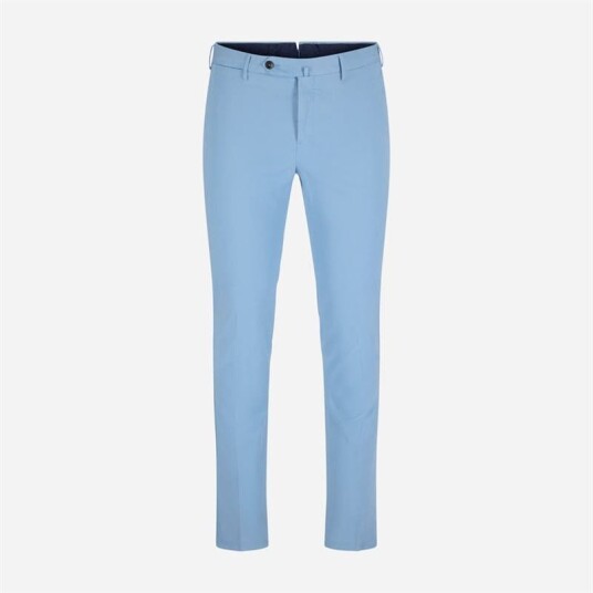 Pt Gabardine Stretch Chinos Azzurro
