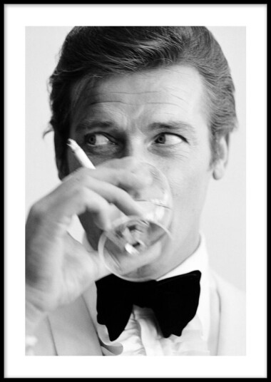 ROGER MOORE PLAKAT ROGER MOORE PLAKAT