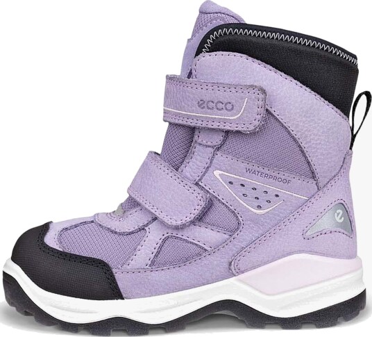 Ecco Snow Mountain Vinterstøvler, Black/Light Purple, 26