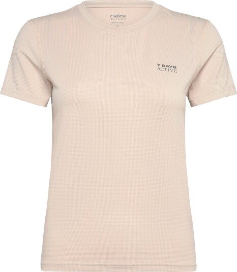 7 DAYS Active Womens Training Tee Cream XS 7 DAYS Active Womens Training Tee Cream XS