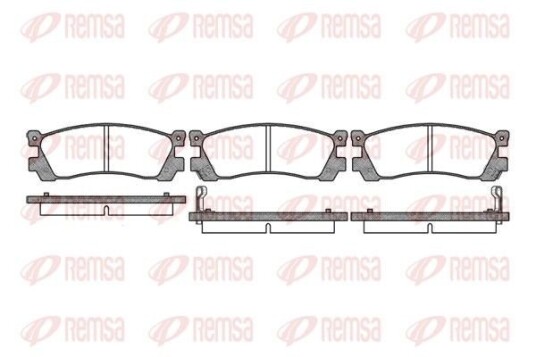 Bremseklosser REMSA 0399.12 Bremseklosser REMSA 0399.12