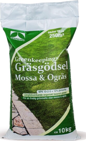 Gräsgödsel Mossa Och Ogräs Greenkeeping Tergent 10kg Gräsgödsel Mossa Och Ogräs Greenkeeping Tergent 10kg