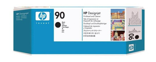 HP 90 / C5054A Printhead Cleaner Black - Skriverhode med renser Svart