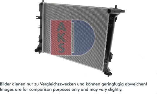 AKS DASIS 560161N Radiator motorkjøling