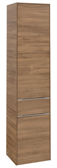 VILLEROY & BOCH SUBWAY 3.0 HØYSKAP 40X171 HØYRE 2 DØRER & SKUFF KANSAS OAK HÅNDTAK I KROM VILLEROY & BOCH SUBWAY 3.0 HØYSKAP 40X171 HØYRE 2 DØRER & SKUFF KANSAS OAK HÅNDTAK I KROM