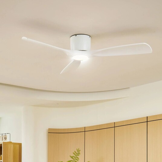 Lucande Smart LED takvifte Moneno hvit DC Tuya