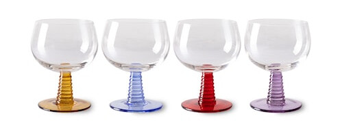 Swirl vinglass lave 4-pakning 35 cl miks Swirl vinglass lave 4-pakning 35 cl miks
