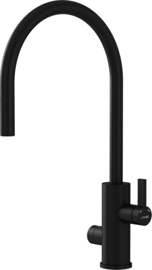 Lavabo Blandebatteri Alkymist 587 Med Uttrekkbar Tut Og Avstengingsventil Matte Black