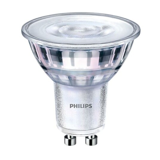 Philips Corepro LEDspot GU10 PAR16 3W 240lm 36D - 840 kald hvit | dimbar - erstatter 35W