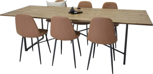 Rektangulært spisestuesett Padang, Polar - 6