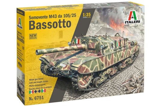 Italeri 6751 Semovente M43 Modellsett 1:35
