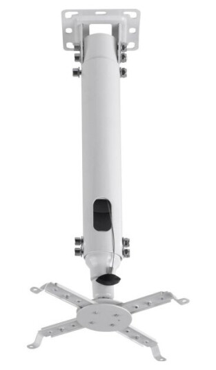 My Wall H16-8Wl Projektor-Loftholder Vippebar Kan Roteres Gulv-/Loftafstand (Max.): 690 Mm Hvid