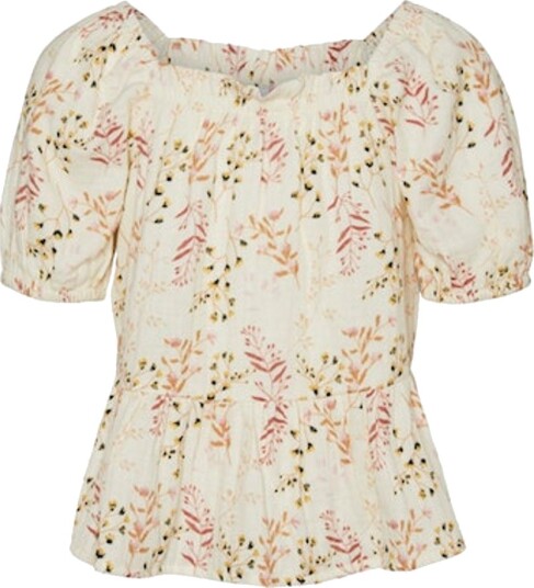 Vero Moda Girl Glow Natali Topp Pebble Glow (164 /14 år)