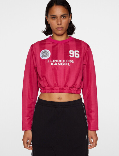 J. Lindeberg Fiona Football Jersey - Pink - S J. Lindeberg Fiona Football Jersey - Pink - S