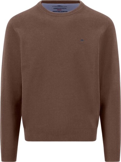Fynch Hatton Herre Strikkevarer Brun 3XL,
