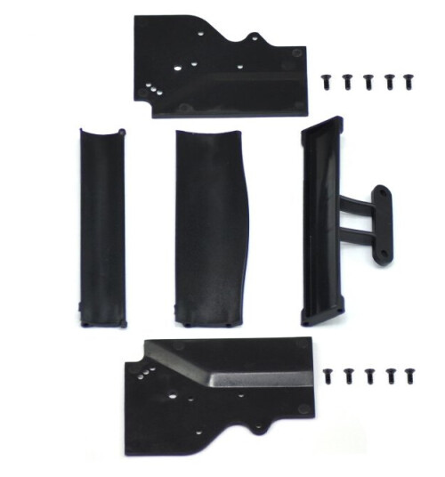 Serpent SER-411354 Rear wing black F110 SF2