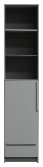 Basiclabel WOOOD Pure Garderobeskap - Grå Unoliving 1695644-01-0 1609688-01-0