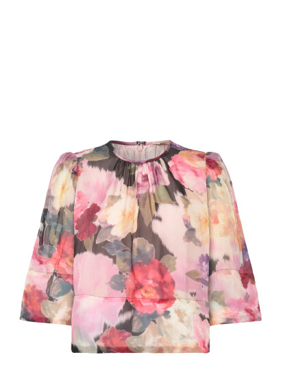 by Ti Mo Organza Top - Multi/patterned - XL