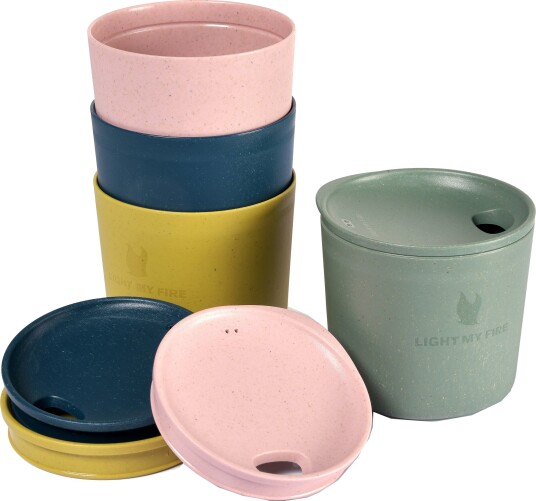 Light My Fire MyCup´n Lid Short 4-pakning, Nature