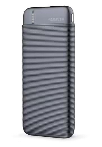 Forever Travel Battery PowerBank 5.000 mAh m. USB-A - Svart