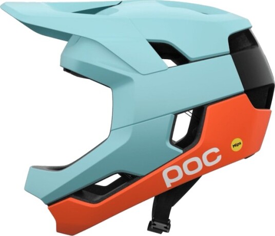 POC Otocon Race MIPS helhjelm indicolite blue/carnelian orange