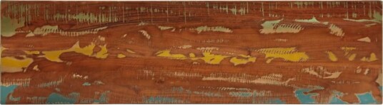 Bordplate 120x30x3,8 cm rektangulær gjenvunnet heltre