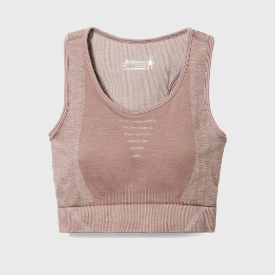 SmartWool W Intraknit Racerback Bra Sandstone L