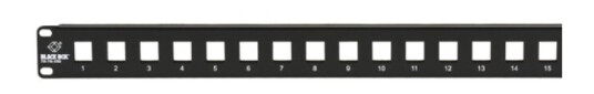 Black Box Jpmt1016a Cat3 Cat5e Cat6 Sort Kopper Rackmontering 1U