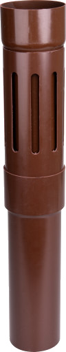 Plastmo balkongsluk Ø75mm brun