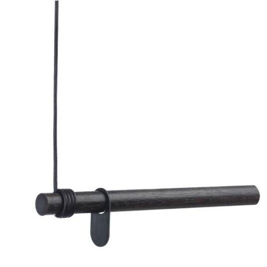 Lind DNA - Swing Wall garderobestang 50 cm svart eik/svart
