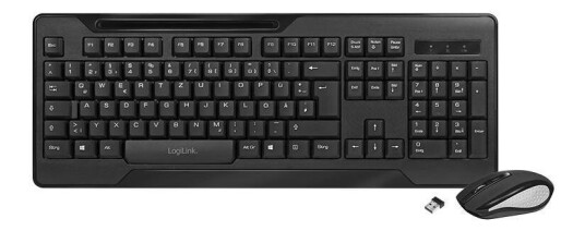 LogiLink Funk Tastatur og mus-sæt Trådløs LogiLink Funk Tastatur og mus-sæt Trådløs